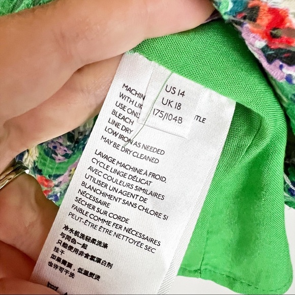 Maeve by Anthropologie Green Quinn Textured Cami Tank Top - Picture 6 of 7